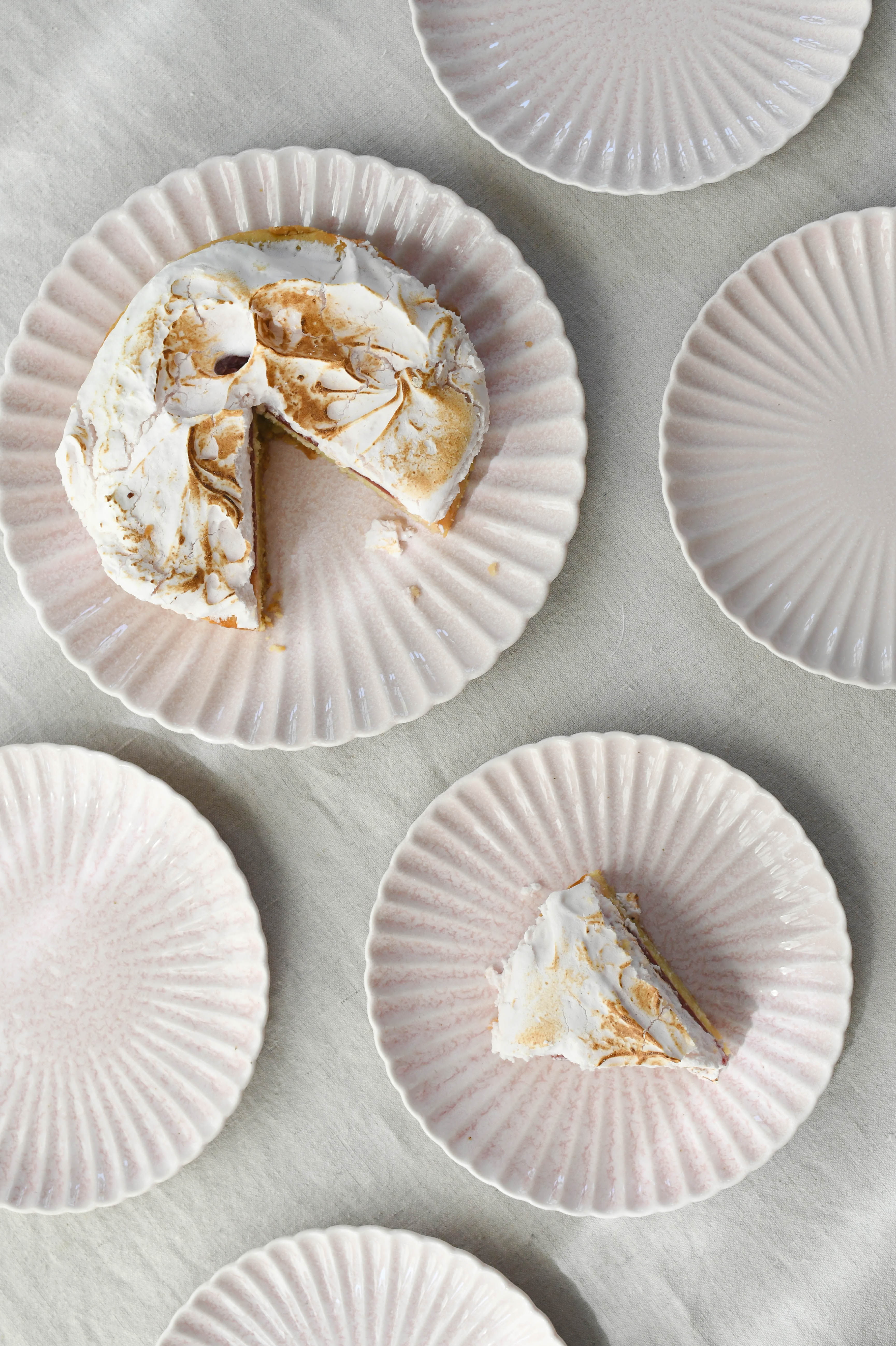 Clam middagstallerken, Pink - Ø26 cm.